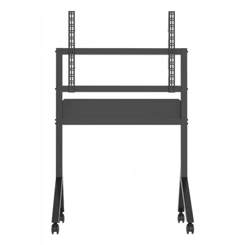 B-Tech BT8545/B carrinho para TV, 55–86 polegadas, VESA 900x600, máx. 100 kg, com prateleira, preto