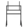 B-Tech BT8545/B carrinho para TV, 55–86 polegadas, VESA 900x600, máx. 100 kg, com prateleira, preto