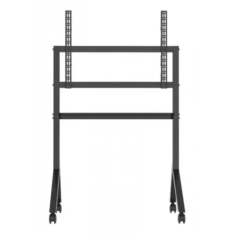 B-Tech BT8545/B carrinho para TV, 55–86 polegadas, VESA 900x600, máx. 100 kg, com prateleira, preto
