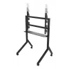 B-Tech BT8545/B carrinho para TV, 55–86 polegadas, VESA 900x600, máx. 100 kg, com prateleira, preto
