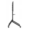 B-Tech BT8545/B carrinho para TV, 55–86 polegadas, VESA 900x600, máx. 100 kg, com prateleira, preto