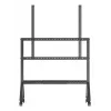 B-Tech BT8546/B carrinho para TV, 65–110 polegadas, VESA 1000x900, máx. 125 kg, com prateleira, preto