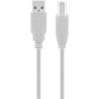 Cabo USB-A para USB-B GOOBAY 68712, USB 2.0 HiSpeed, 1,8 m, cinzento