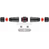 Goobay 44417 conector de cabo de rede para exterior, CAT6 STP, IP68, LSA/IDC sem ferramentas