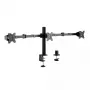 LogiLink BP0107 suporte de secretária para três monitores, 17-27 polegadas, 7 kg por braço, VESA 75x75/100x100, aço, preto