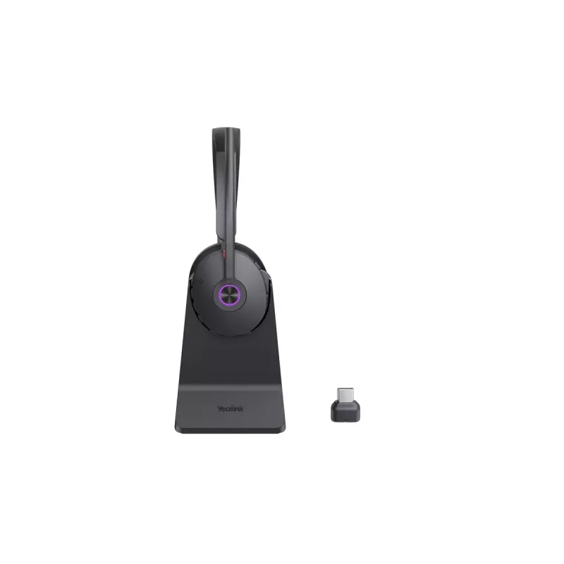 Yealink BH74 com base de suporte UC USB-C/A headset