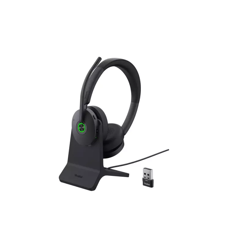 Yealink BH74 com base de suporte UC USB-C/A headset