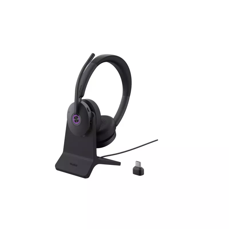 Yealink BH74 com base de suporte UC USB-C/A headset