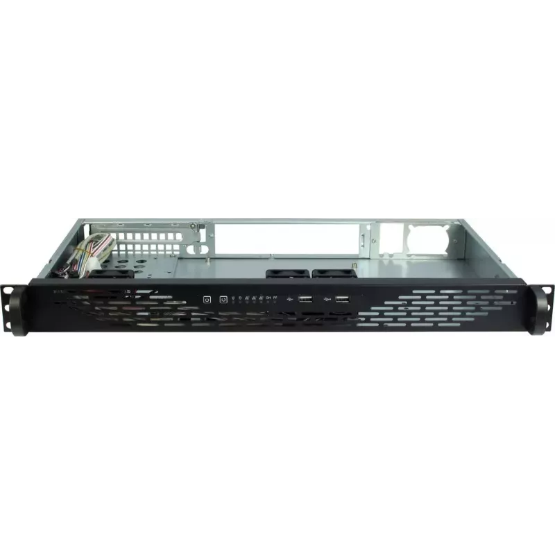 Caixa de servidor Inter-Tech 1U K-125L Mini ITX cinzento