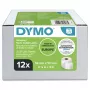 DYMO S0722420 LabelWriter etiquetas de envio/identificação, 54 x 101 mm, 12 rolos x 220 (2640 etiquetas), autoadesivas, brancas