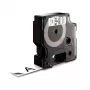 Fita de etiquetas DYMO D1 Durable preto sobre branco 19mm