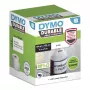 Etiquetas DYMO Authentic LabelWriter Durable | 104mm x 159mm | polipropileno branco | 200 etiquetas autoadesivas grandes | alto desempenho | para impressoras de etiquetas LabelWriter