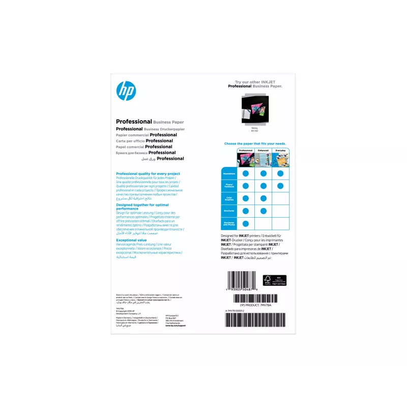 Papel HP Professional Business mate 180 g/m² A4 (210 x 297 mm) 150 folhas