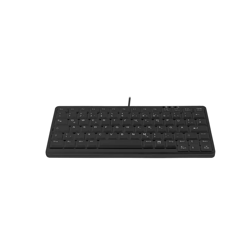 Cherry Active Key AK-4100-U-B/GE Mini teclado, USB, preto, disposição alemã