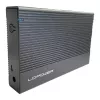 LC-Power LC-25U3-C caixa para HDD SATA de 2,5 polegadas, USB-C 3.2 Gen 2x1 10 Gb/s, SATA 6 Gb/s, preta
