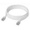 Cabo de rede UBIQUITI UACC-CABLE-PATCH-EL-C6A-5M-W Cat6a 5 m RJ-45 branco translúcido