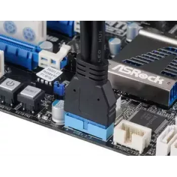 Cabo USB 2 x USB A Akasa AK-CBUB09-15BK preto