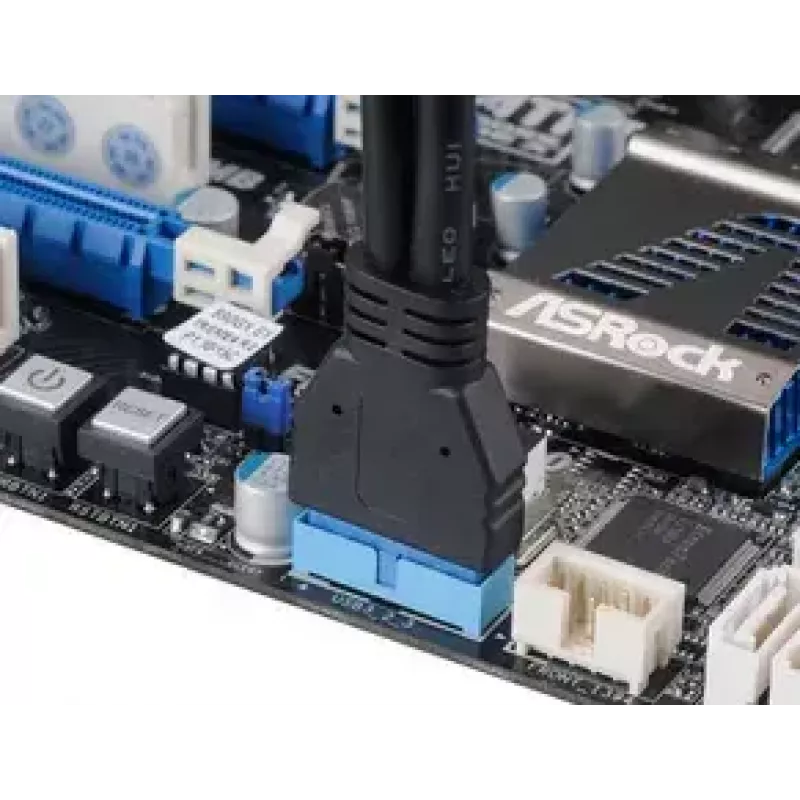 Cabo USB 2 x USB A Akasa AK-CBUB09-15BK preto