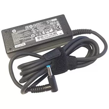 Fonte de alimentação HP 45W Smart NPFC 3 pinos modelo 854054-001 — fonte de alimentação de 45W para portáteis HP (embalagem aberta)