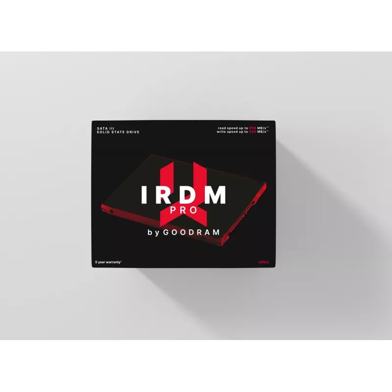 Goodram IRDM PRO gen.2 512 GB - SSD - 512 GB - interno - 2,5 polegadas (6,4 cm) - SATA 6Gb/s