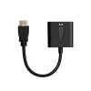 Microconnect HDMVGA2B adaptador de cabo de vídeo 0,15 m VGA (D-Sub) HDMI Type-A (Standard) preto