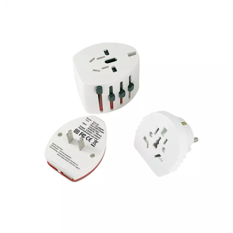 Carregador universal Microconnect PETRAVEL12 para telemóveis branco USB interior