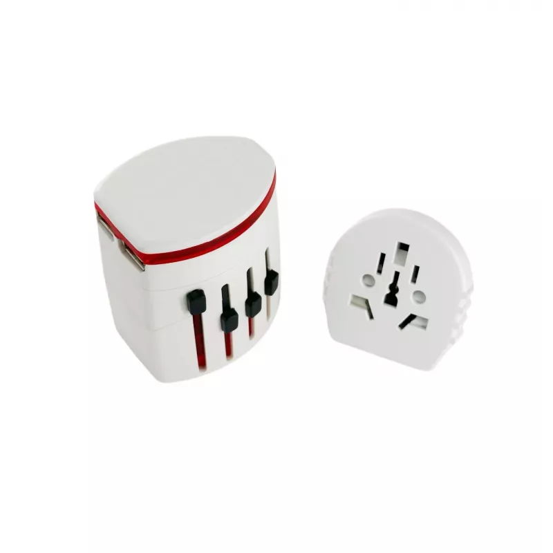 Carregador universal Microconnect PETRAVEL12 para telemóveis branco USB interior