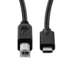 MicroConnect USB3.1C2B3 cabo de USB-C para USB 2.0 tipo B, macho-macho, 3 m, preto