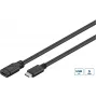 Cabo USB Microconnect USB3.1CC1EX USB 3.2 Gen 1 (3.1 Gen 1) 1 m USB C preto