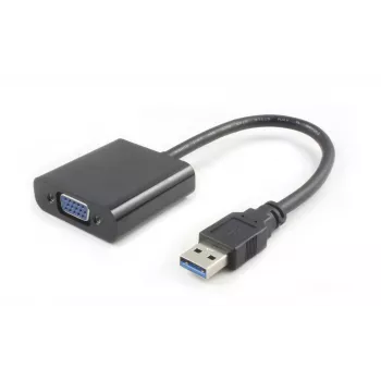 Adaptador gráfico USB Microconnect USB3.0VGA 1920 x 1080 píxeis preto