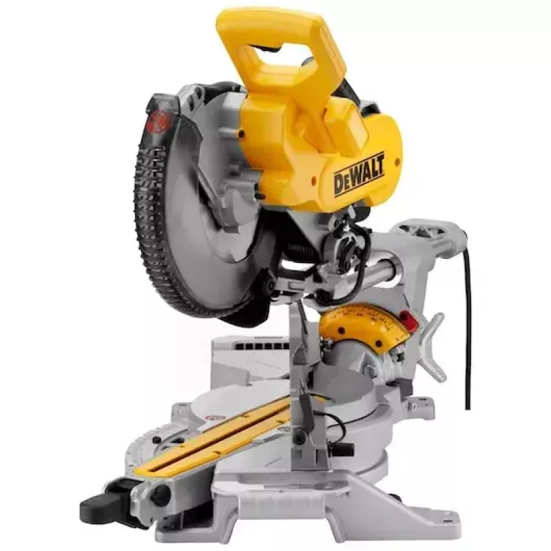 Serra de corte e esquadria DeWALT DWS727-QS, serra de corte e esquadria estacionária, peso 22 kg, altura 460 mm