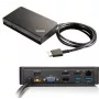 Docking station/replicador de portas para portátil Lenovo 03X6300 com fios OneLink+ preto