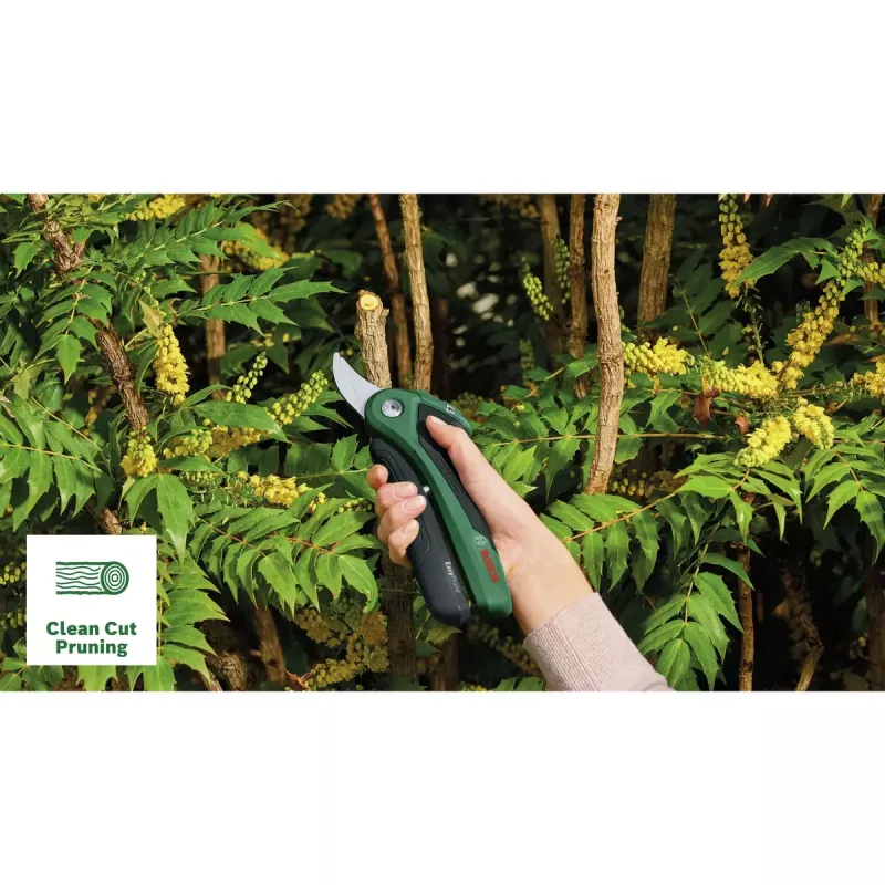Bosch EasyPrune Classic 06008B2102 tesoura de poda sem fios, bypass, 3,6 V, capacidade de corte 25 mm, 490 g, verde/preta