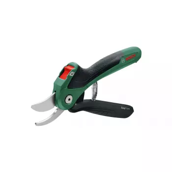 Tesoura de poda Bosch EasyPrune Bypass, lâmina de aço inoxidável, capacidade de corte 2,5 cm, bateria recarregável de 5,4 Wh, bloqueio de segurança