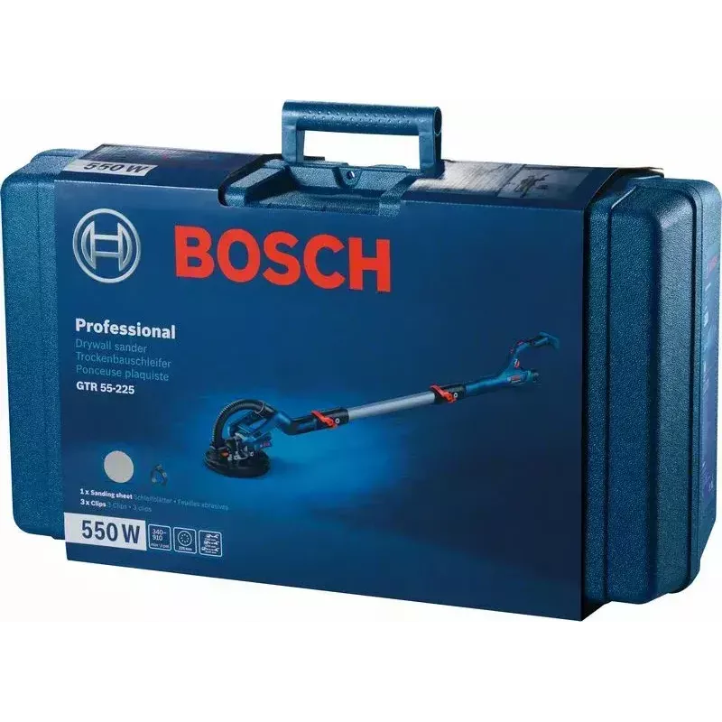 Bosch GTR 55-225 lixadora para pladur 910 rpm preto, azul 550 W