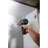 Bosch GDR 12V-105 Professional 06019A6977 chave de impacto sem fios, 2 baterias de iões de lítio de 2,0 Ah, mala, azul/preta