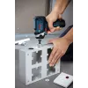 Bosch GDR 12V-105 Professional 06019A6977 chave de impacto sem fios, 2 baterias de iões de lítio de 2,0 Ah, mala, azul/preta