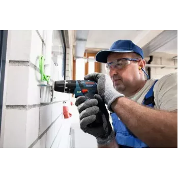 Bosch GSB 10,8-2-LI Professional sem chave preto, azul, vermelho