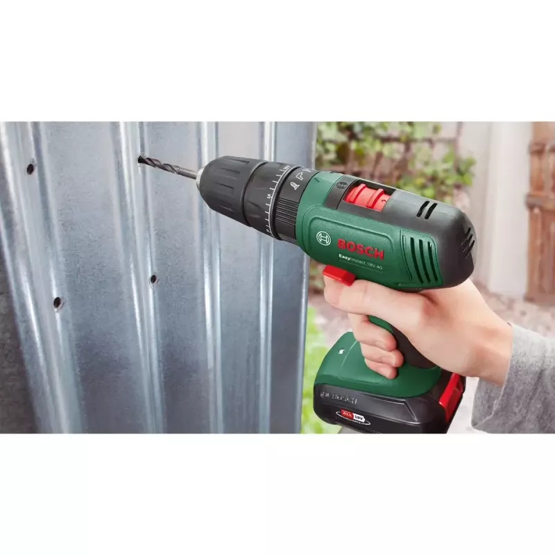 Bosch EasyImpact 18V-40 1630 RPM preto, verde