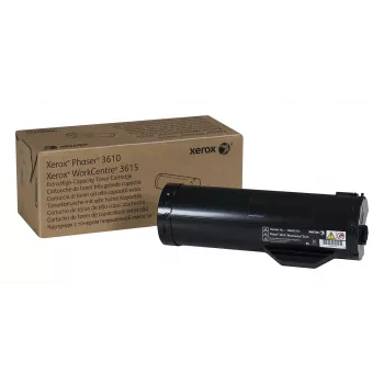 Toner original Xerox Phaser® 3610, WorkCentre® 3615 preto de capacidade extra alta (25300 páginas) - 106R02731