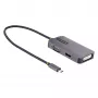 Adaptador de vídeo USB-C StarTech.com, adaptador USB-C para HDMI DVI VGA, até 4K 60Hz, alumínio, adaptador de vídeo multiporta, compatível com Thunderbolt 3/4, adaptador de viagem USB Type-C