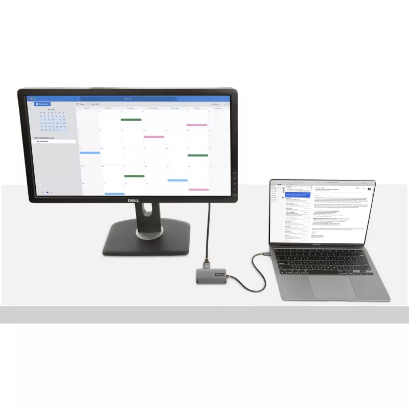 Adaptador de vídeo USB-C StarTech.com, adaptador USB-C para HDMI DVI VGA, até 4K 60Hz, alumínio, adaptador de vídeo multiporta, compatível com Thunderbolt 3/4, adaptador de viagem USB Type-C