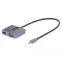 Adaptador de vídeo USB-C StarTech.com, adaptador multiporta USB-C para HDMI VGA, áudio de 3,5 mm, 4K 60Hz HDR, 100W PD Pass-Through, compatível com Thunderbolt 3/4 – adaptador de viagem USB-C Display