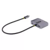 Adaptador de vídeo USB-C StarTech.com, adaptador multiporta USB-C para HDMI VGA, áudio de 3,5 mm, 4K 60Hz HDR, 100W PD Pass-Through, compatível com Thunderbolt 3/4 – adaptador de viagem USB-C Display