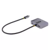 Adaptador de vídeo USB-C StarTech.com, adaptador multiporta USB-C para HDMI VGA, áudio de 3,5 mm, 4K 60Hz HDR, 100W PD Pass-Through, compatível com Thunderbolt 3/4 – adaptador de viagem USB-C Display