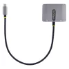 Adaptador de vídeo USB-C StarTech.com, adaptador multiporta USB-C para HDMI VGA, áudio de 3,5 mm, 4K 60Hz HDR, 100W PD Pass-Through, compatível com Thunderbolt 3/4 – adaptador de viagem USB-C Display