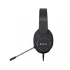 Headset SANDBERG BossBlaster USB — headset gaming com fios, 20–20000 Hz, cabo de 2 m, 240 g, preto
