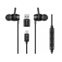 Headset Sandberg USB-C/A In-Earset com microfone de linha