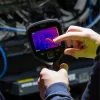 Câmara termográfica Flir Systems E8-PRO — 320×240 px, NETD 40 mK, IFOV 1,8 mRad, ecrã de 3,5 polegadas, caixa metálica, preto