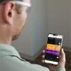 Câmara termográfica Flir Systems E8-PRO — 320×240 px, NETD 40 mK, IFOV 1,8 mRad, ecrã de 3,5 polegadas, caixa metálica, preto